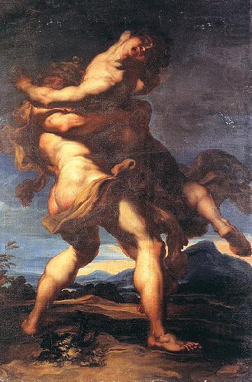 FERRARI, Defendente Hercules and Antaeus china oil painting image